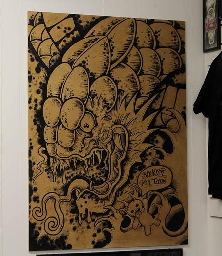 Tattoos - sharpie monster - 117300