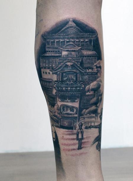 Tattoos - studio ghibli spirited away tattoo - 127743