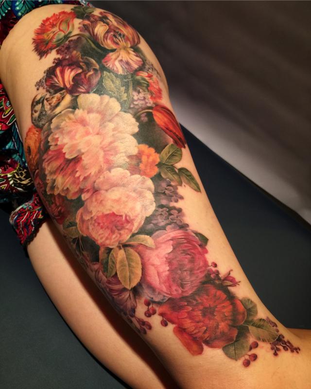 stilllife flowers by maija arminen tattoonow stilllife flowers by maija arminen tattoonow