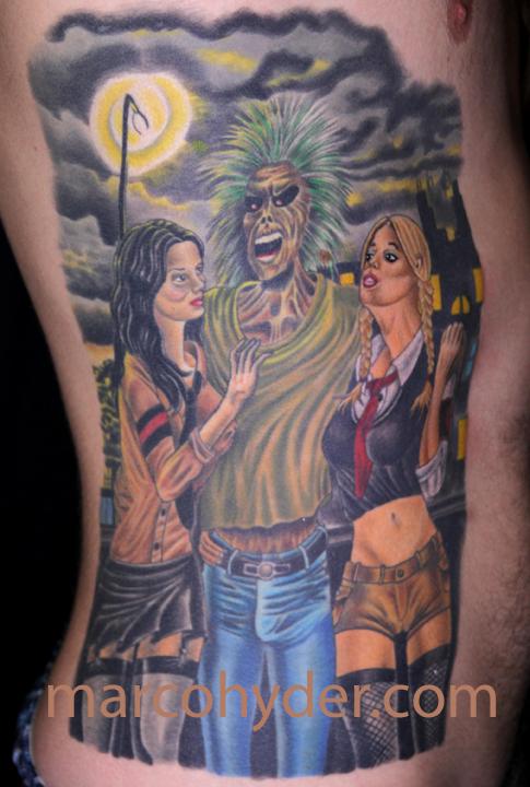 iron maiden women in uniform by marco hyder tattoonow iron maiden women in uniform by marco hyder tattoonow