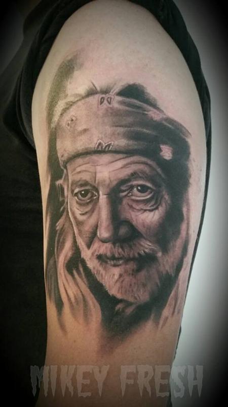 Mike Romasco - Willie Nelson Portrait