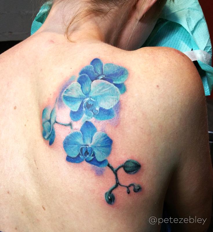 orchid tattoo by pete zebley tattoos orchid tattoo by pete zebley tattoos
