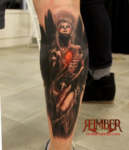 Rember Tattoos : Tattoos : Fantasy : Dark Angel