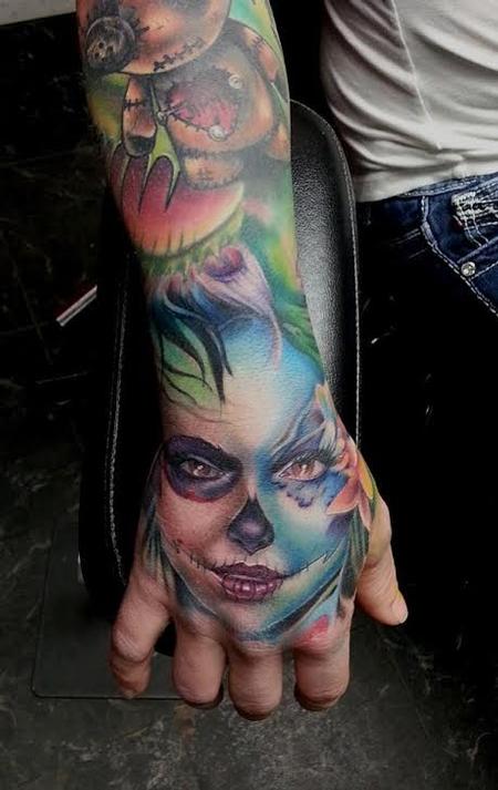 Clown Woman Tattoo Design Thumbnail