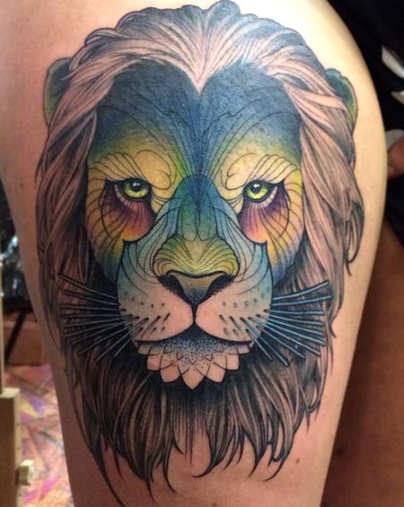 Tattoos - Lion head - 114449