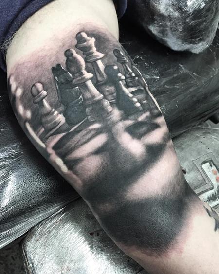 Steve Butcher - Chess Tattoo