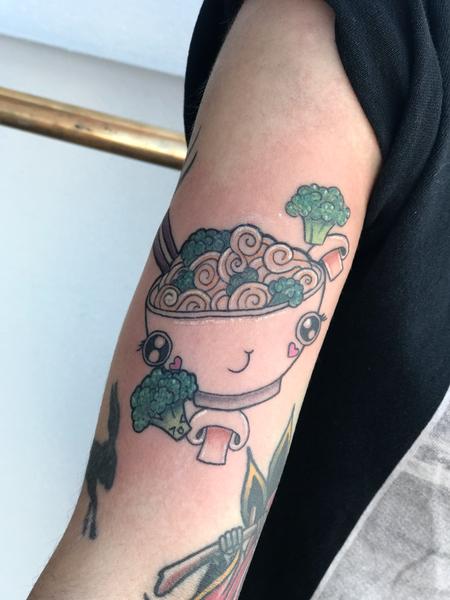 Tattoos - Kawaii_stirfry_and_broccoli - 132391