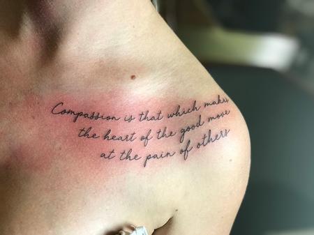 Tattoos - Collar_bone_script - 131008