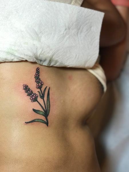 Tattoos - Lavender_side_tattoo - 132393