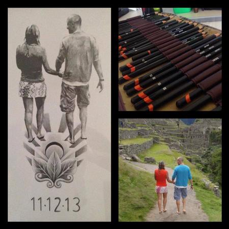 Tattoos - couple in love - 113776