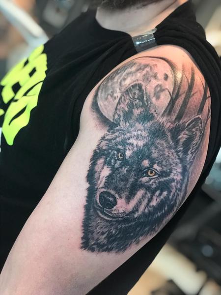 wolf tattoo Design Thumbnail