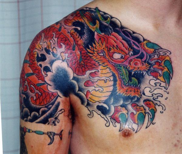 Tattoo Dragon Traditional | traditional dragon tattoo by keith underwood tattoonow Tattoo Dragon Traditional | traditional dragon tattoo by keith underwood tattoonow