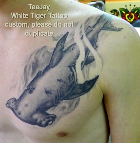 Shark Tattoos on Worlds Best Tattoos Tee Jay Zombie Hammerhead Shark
