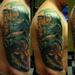 wolf coverup Tattoo Design Thumbnail