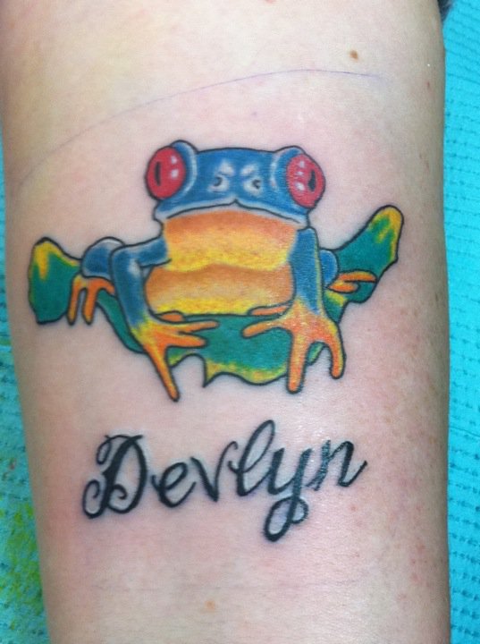frog Tattoo Thumbnail