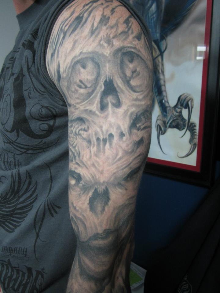 Tattoos - skull - 66621