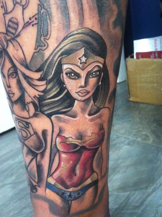 wonder woman Tattoo Thumbnail