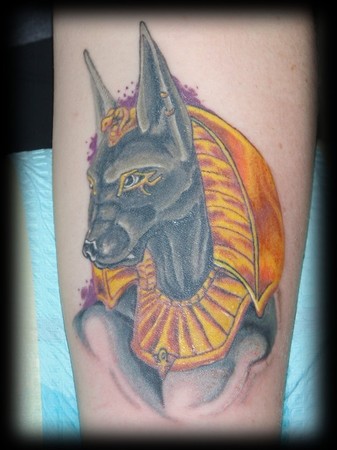  Tatoos on Tattoos   Egyptian Dog Tattoo