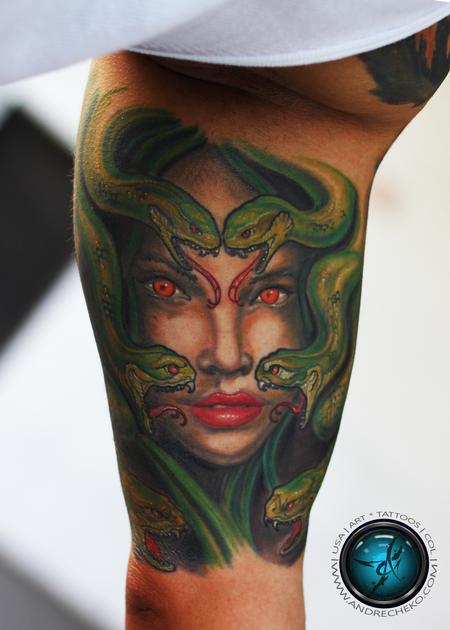 Tattoos - Medusa color tattoo - 98900