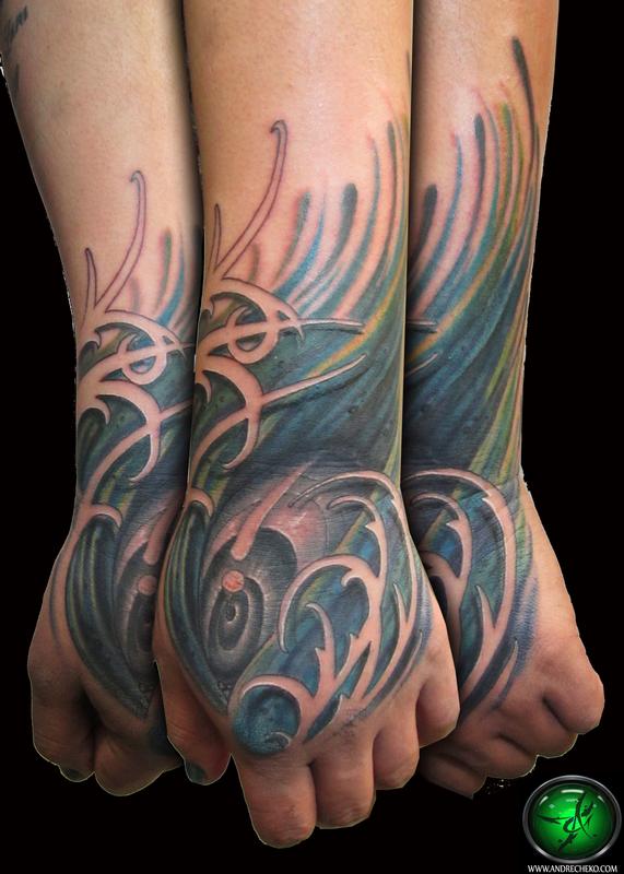 Peacock Feather Tattoo Hand | peacock feather hand tattoo by andre cheko tattoonow Peacock Feather Tattoo Hand | peacock feather hand tattoo by andre cheko tattoonow