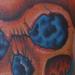 cherry blossom skull tattoo Tattoo Design Thumbnail