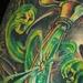 tattoo galleries/ - green yellow snake tattoo - 56986