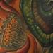 Tattoos - Lotus flower color sleeve tattoo close up. - 76620