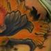 Tattoos - Japanese flower rib color tattoo - 76483