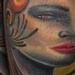 Framed Girl Face Color Tattoo Tattoo Design Thumbnail
