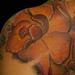Tattoos - female floral orchid color tattoo - 76585