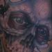 Tattoos - Creepy skull color tattoo - 76582