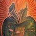 Green Apple World Color tattoo Tattoo Design Thumbnail