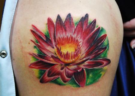 lotus cover up Tattoo Design Thumbnail