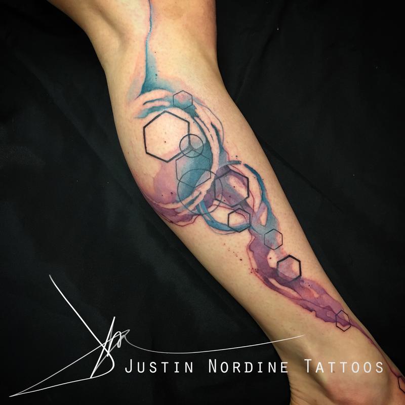 abstract geometry by justin nordine tattoonow abstract geometry by justin nordine tattoonow