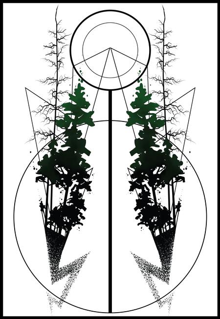 Justin Nordine - Mirrored Trees