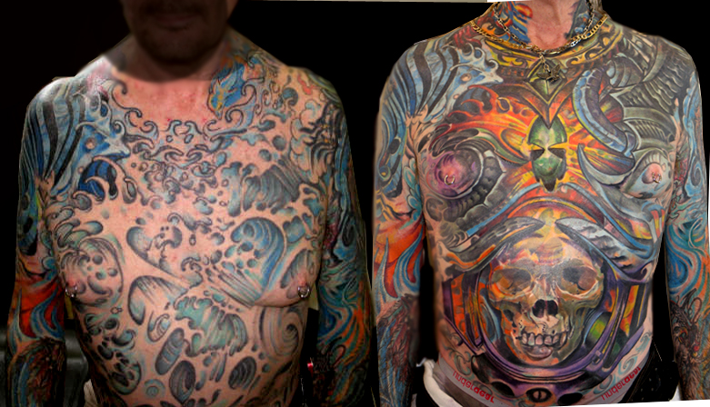 Tattoos - Brian Murphy - Full body cover up In Prog.