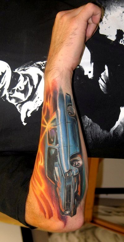 Looking for unique Brian Murphy Tattoos MUSCLE CAR