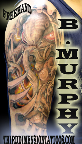 Tattoos - Skin Rips tattoos - FREEHAND OCTOPUSS