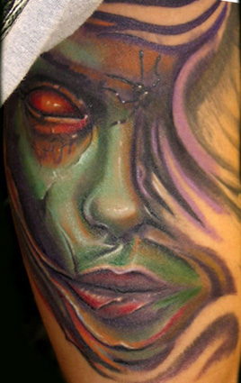 Tattoos - Severed Head tattoos - INSIDE OF ARM