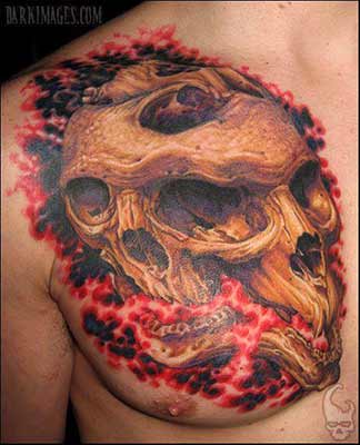Looking for unique Tim Kern Tattoos SkullS 