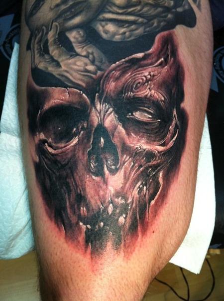 Tommy Lee Wendtner - Skull Tattoo