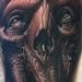 Tattoos - evil forearm skull tattoo - 60057