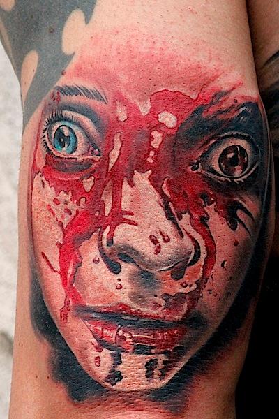 Tony Adamson - Bloody face