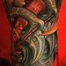 Biomechanical leg sleeve Tattoo Design Thumbnail