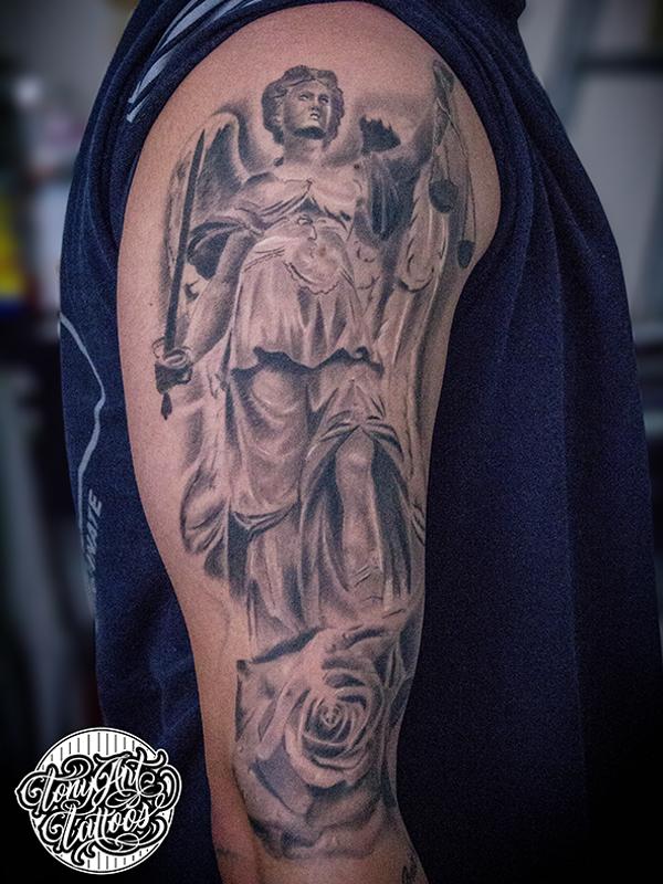 lady justice angel wings custom the guardian by tony tapia tattoos lady justice angel wings custom the guardian by tony tapia tattoos