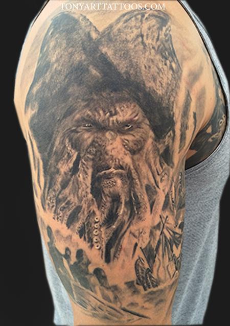 pirates of the caribbean tattoo davy jones pirates pirates of the caribbean tattoo davy jones pirates