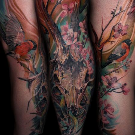 Tattoos - deer skull - 125305