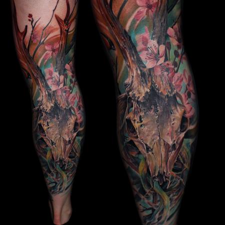 Tattoos - deer skull - 125304