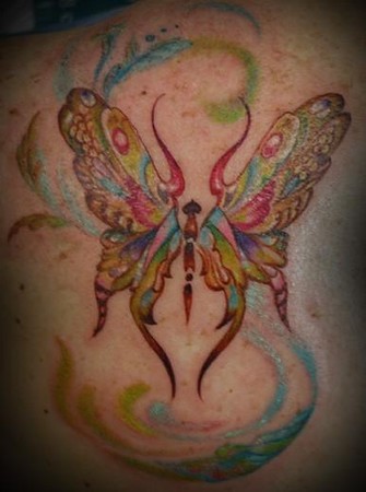 Tattoos - Kimberly Bearden - butterfly tattoo