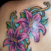 tattoo galleries/ - Abstract floral on back - 40303